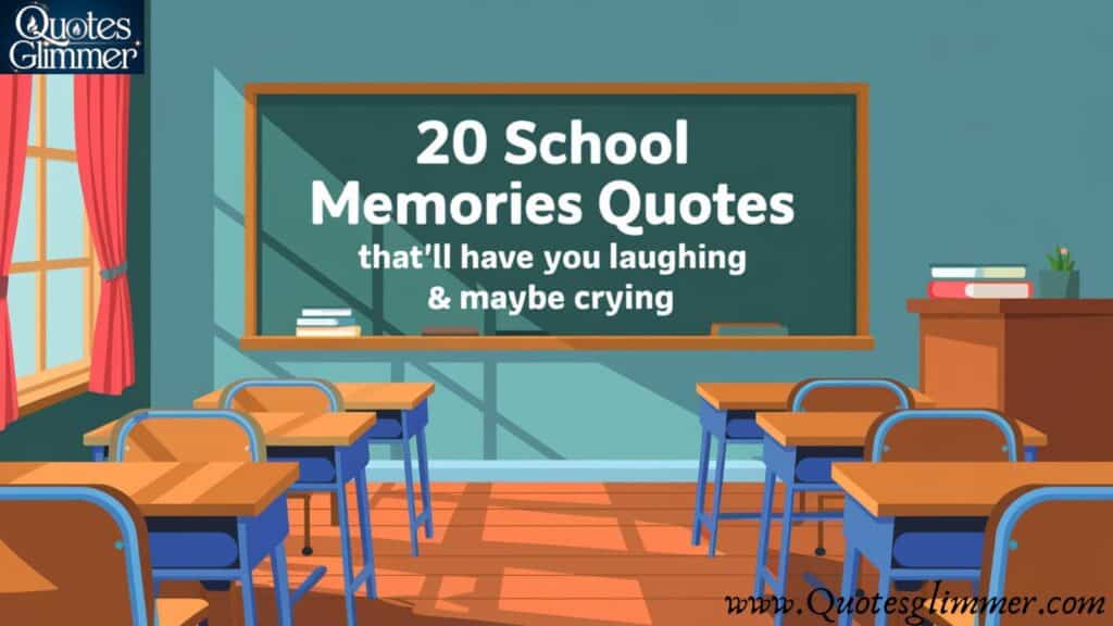 20 School Memories Quotes That’ll Have You Laughing & Maybe Crying