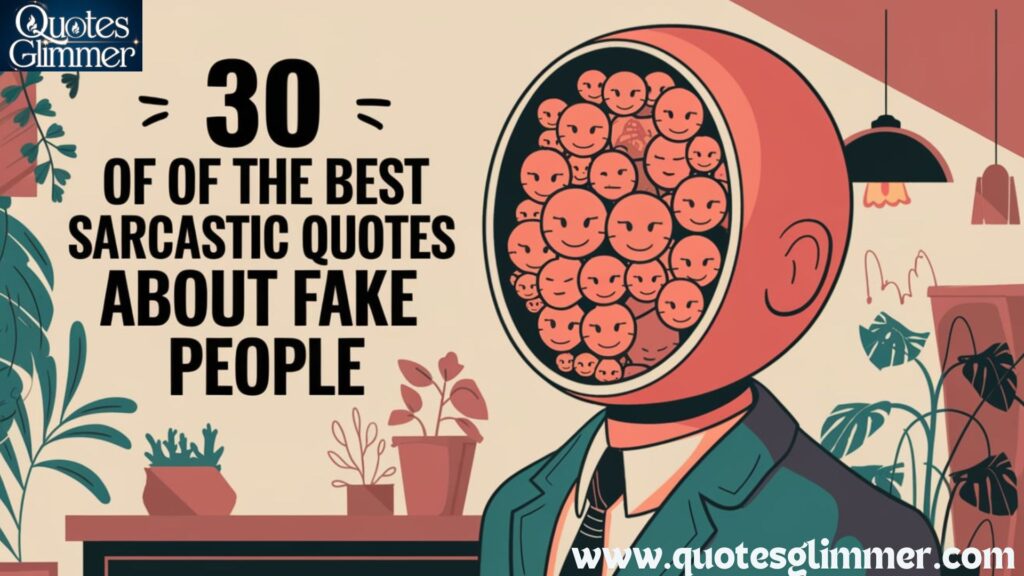 the Best Sarcastic Quotes About Fake People