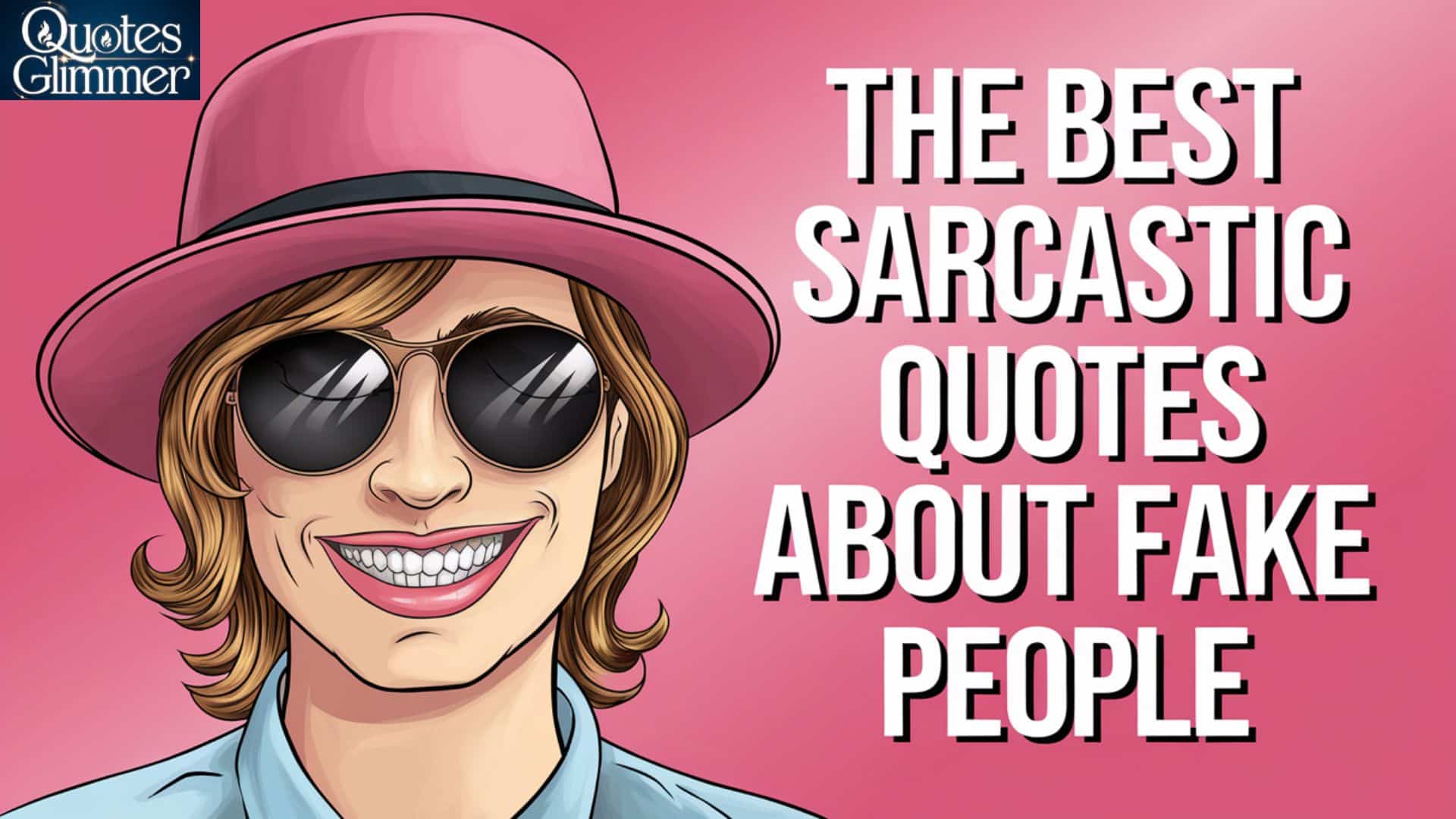 Sarcastic Quotes About Fake Friends