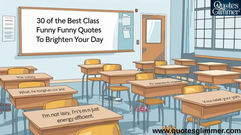 30 of the Best Class Funny Quotes to Brighten Your Day