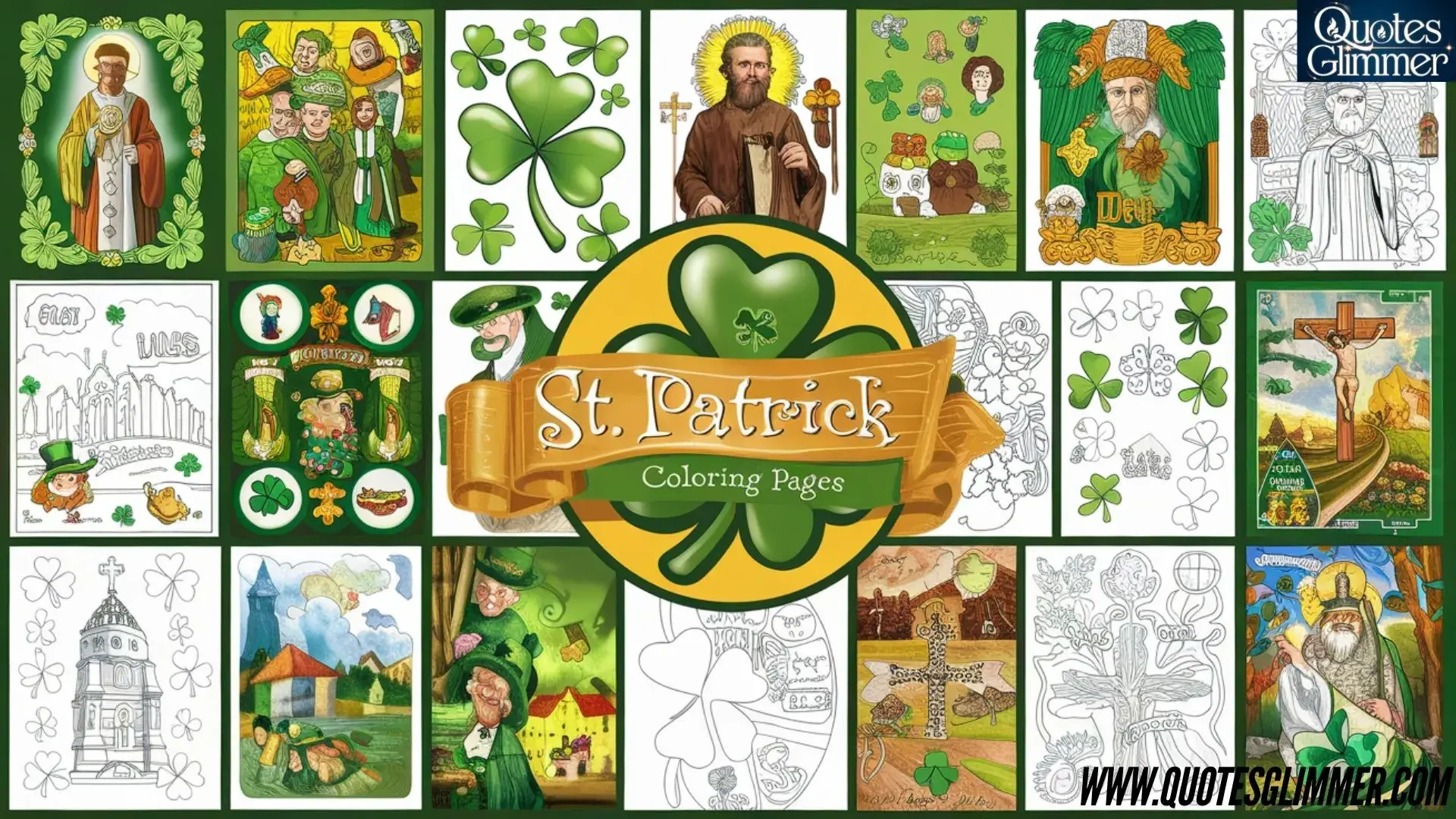 18 Free St. Patrick Coloring Pages Religious and Fun