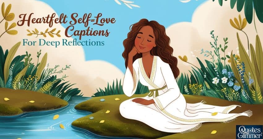 Heartfelt Self-Love Captions for Deep Reflections