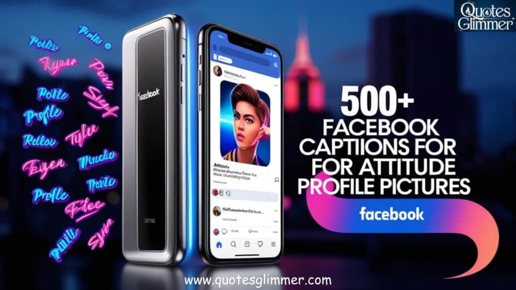 500+  Facebook Captions for Attitude  Profile Pictures: Cool and Stylish FB Captions for Everyone