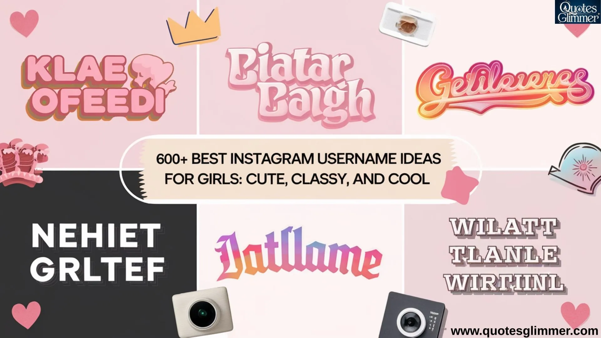 600+ Best Instagram Username Ideas for Girls: Cute, Classy, and Cool