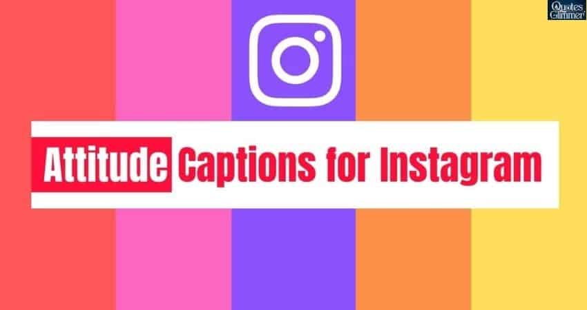 Attitude Instagram Captions for Boys