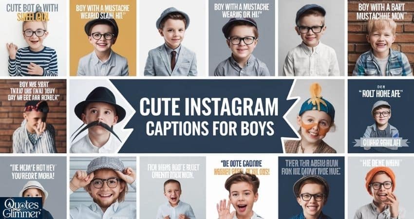 Cute Instagram Captions for Boys