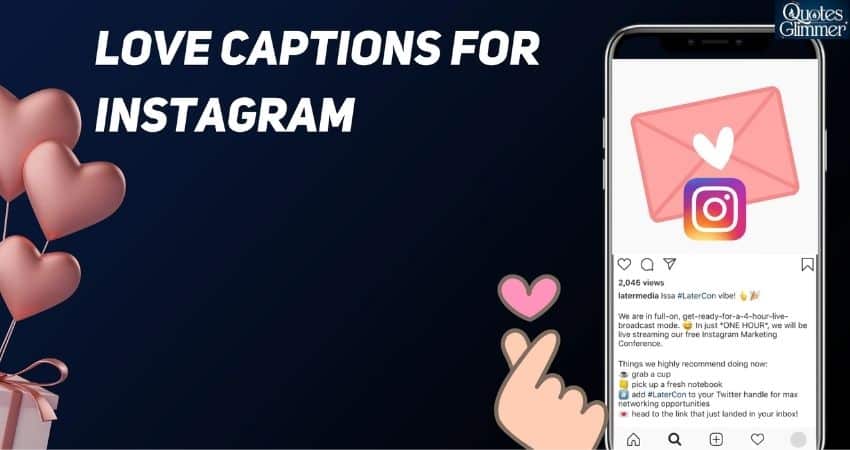 Cute Love Captions For Instagram