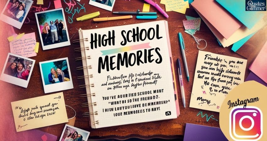 High School Memories Quotes for Instagram