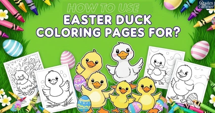 How to Use These Easter Coloring Pages