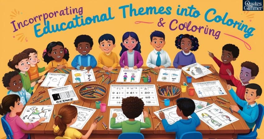 Incorporating Educational Themes into Coloring