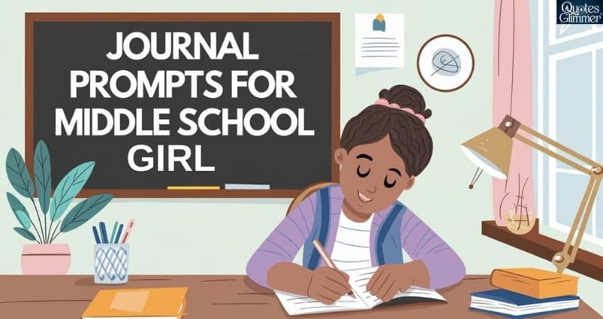 Journal Prompts for Middle School Girls