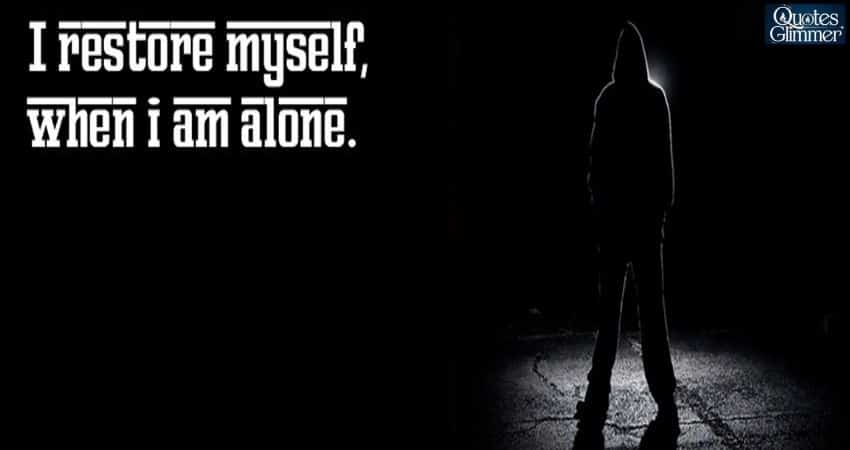 Popular Alone Quotes