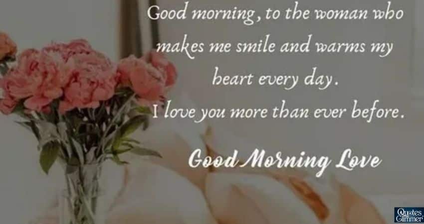 Romantic Good Morning, Love Quotes for Crush