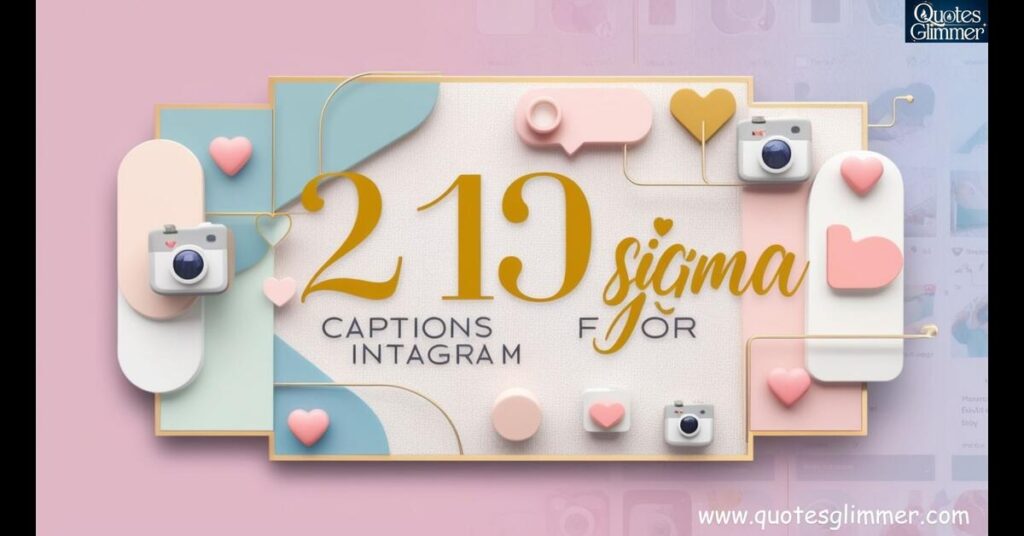 210 Sigma Captions for Instagram