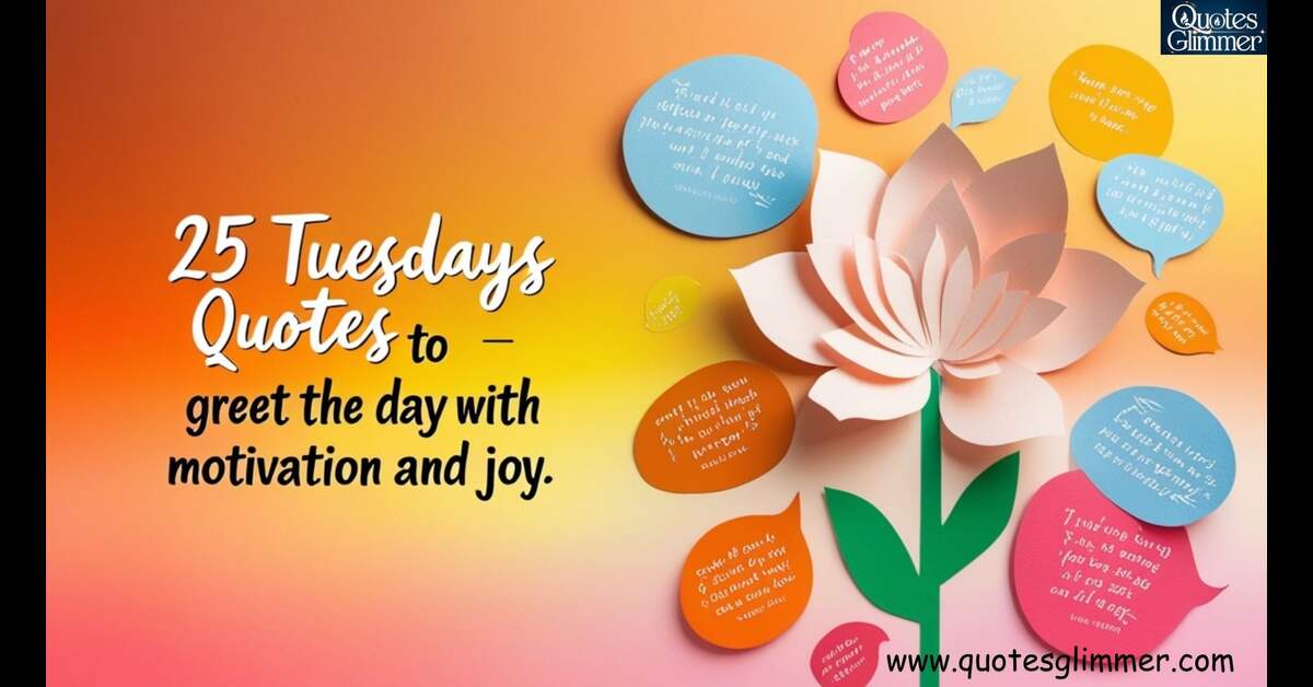 25 Tuesdays Quotes to Greet the Day Motivate and joy