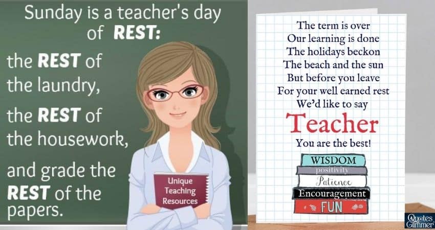 Classic Funny Teacher Quotes