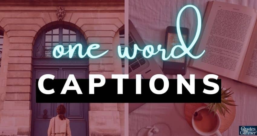 One-Word Captions For Traditional Look